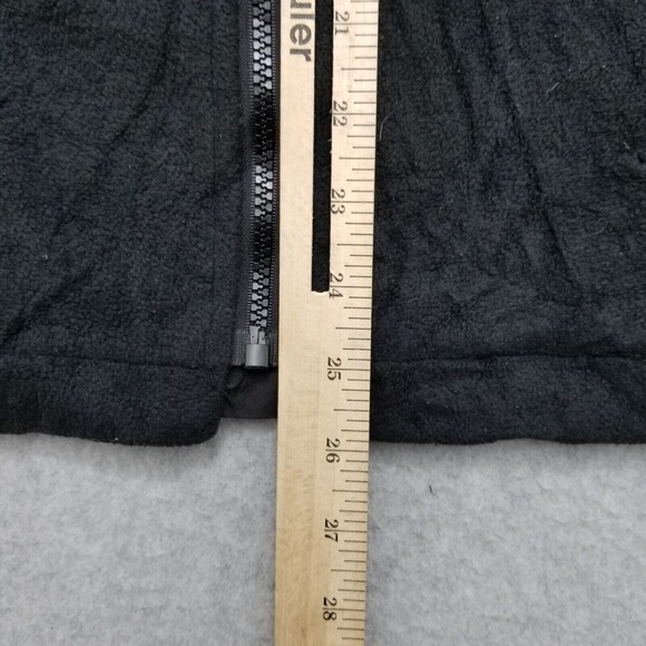 Result Jacket Mens Large Black Reversible Full Zip Pockets Outdoor Fleece - Picture 11 of 12